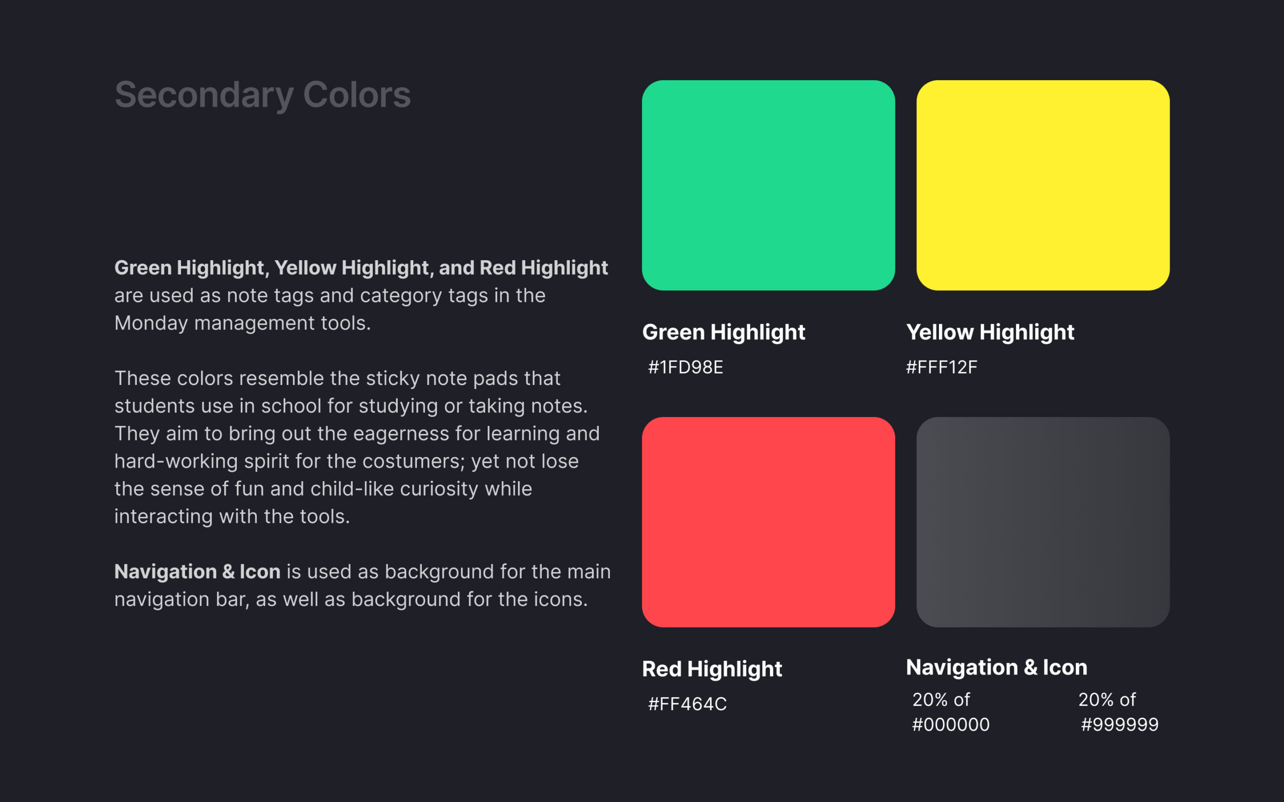 Primary Colors Slide – Style 2